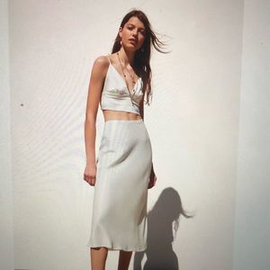 Zara Satin Skirt